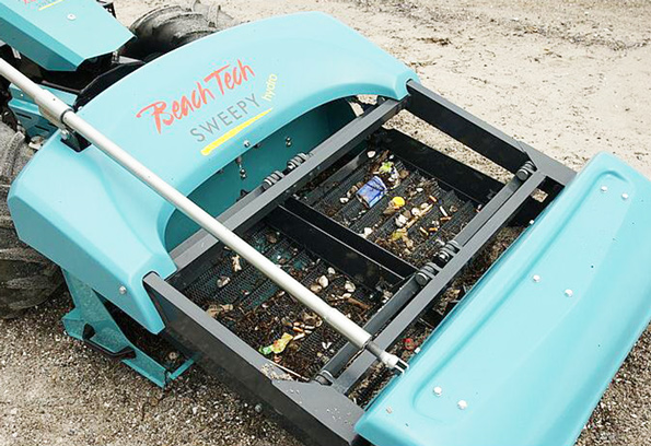 手扶式静液压沙滩清洁机BeachTech Sweepy hydro